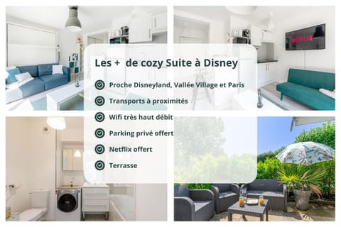 Cozy Suite à Disney Apartment in Bailly-Romainvilliers