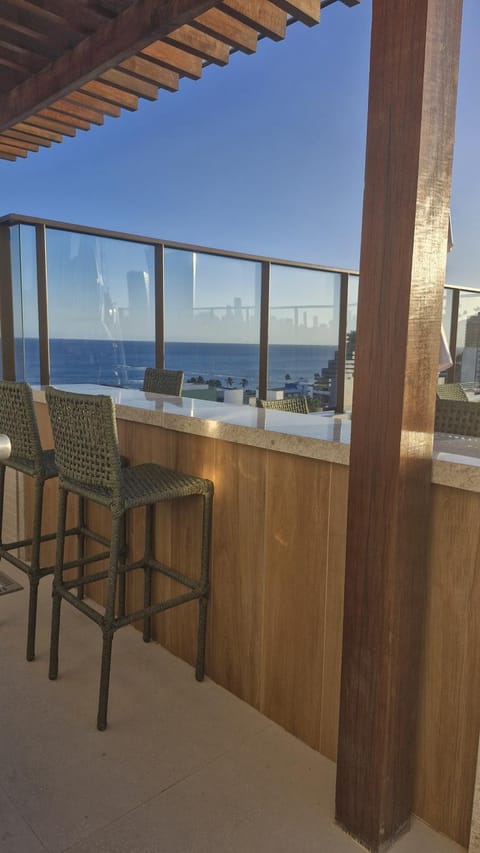 Natural landscape, View (from property/room), Balcony/Terrace, Sea view