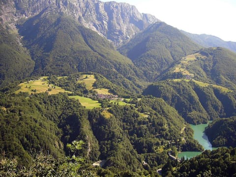 Natural landscape, Lake view, Mountain view