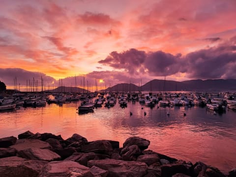 Nearby landmark, Day, Natural landscape, Sea view, Sunset