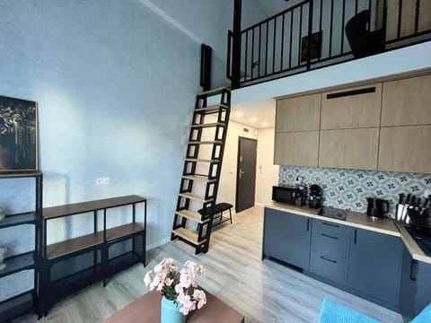 Kitchen or kitchenette, Living room