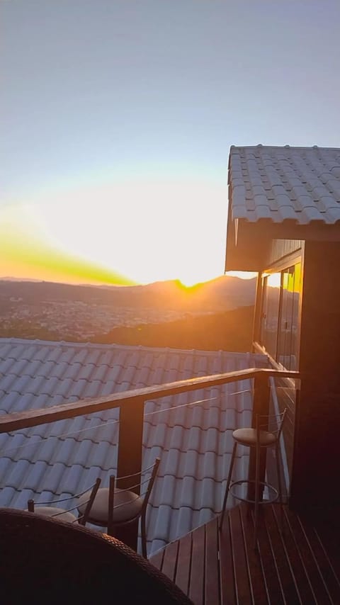 Natural landscape, Balcony/Terrace, Sunset