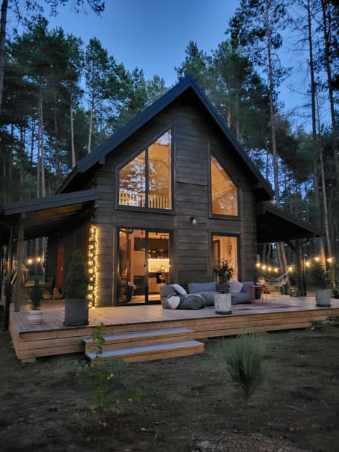 Property building, Night, Natural landscape, Garden, Garden view