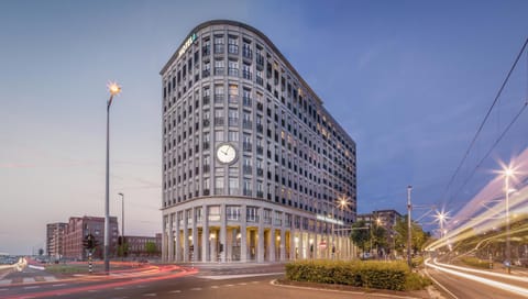 Property building, Off site, Sunset