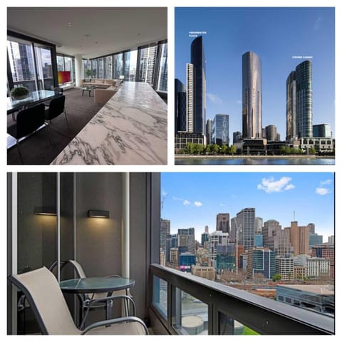 View (from property/room), Balcony/Terrace, Living room, Seating area, City view