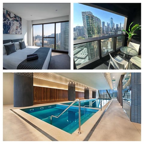 Pool view, Swimming pool, sunbed