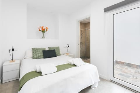 Bed, Bathroom, Balcony/Terrace, Photo of the whole room, Bedroom