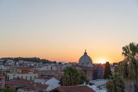 Nearby landmark, Day, Natural landscape, City view, Landmark view, Sunrise, Sunset
