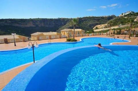Natural landscape, Mountain view, Swimming pool