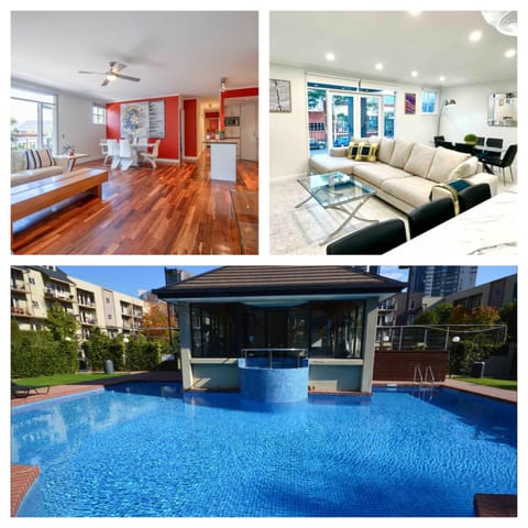 Pool view, Swimming pool, sunbed