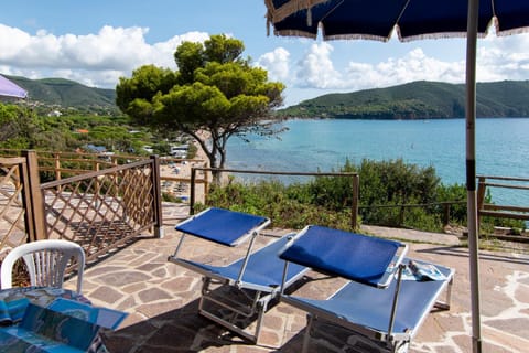 Day, Natural landscape, View (from property/room), Balcony/Terrace, Sea view, sunbed