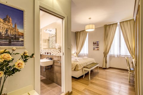 Property building, Bed, Bathroom, Photo of the whole room, Bedroom, towels