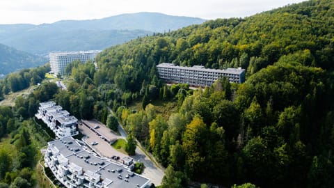 Neighbourhood, Bird's eye view, Mountain view