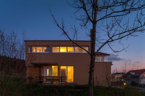 Facade/entrance, Bird's eye view