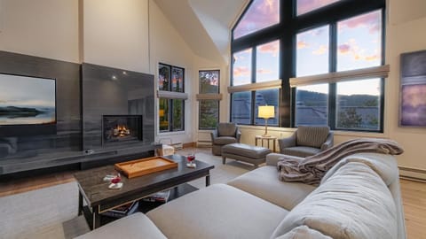 TV and multimedia, View (from property/room), Seating area, fireplace