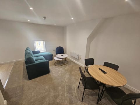 Living room, Seating area, Dining area