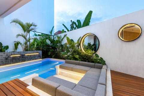 Seating area, Pool view, Swimming pool