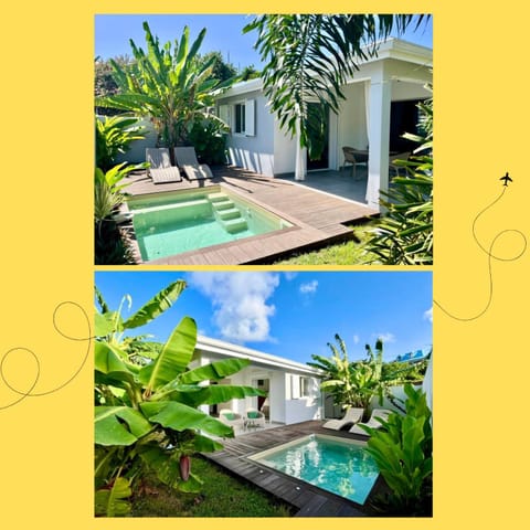 Property building, Patio, Day, Natural landscape, Garden, View (from property/room), Living room, Dining area, Garden view, Pool view, Swimming pool, furniture, sunbed