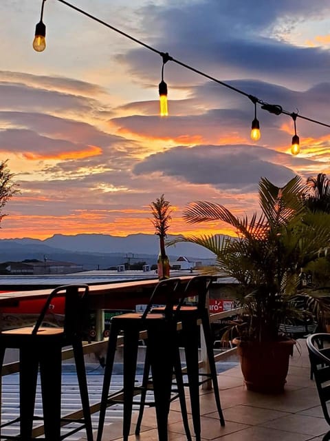 Natural landscape, View (from property/room), Balcony/Terrace, Balcony/Terrace, Mountain view, Sunset