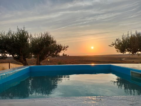 Natural landscape, Pool view, Swimming pool, Sunrise, Sunset