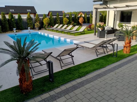 Patio, Day, Garden, Garden, Garden view, Pool view, Swimming pool, Swimming pool, sunbed