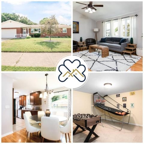 TDJ Getaway 4BR Home with game room Apartment in Mishawaka