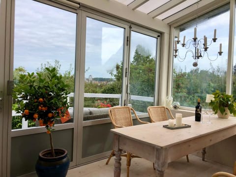 Living room, Seating area, Dining area, Garden view