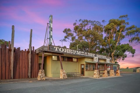 Property building, Sunset