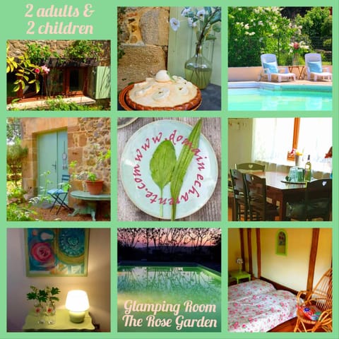 Property building, Bed, Dining area, Garden view, Swimming pool