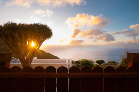 Natural landscape, View (from property/room), Balcony/Terrace, Sea view, Sunset