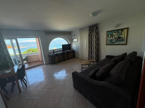 Living room, Seating area, Sea view