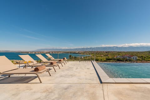 Patio, Day, Mountain view, Sea view, Swimming pool, sunbed