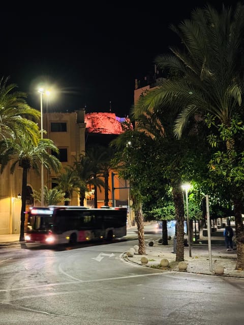 Night, City view, Location, Parking