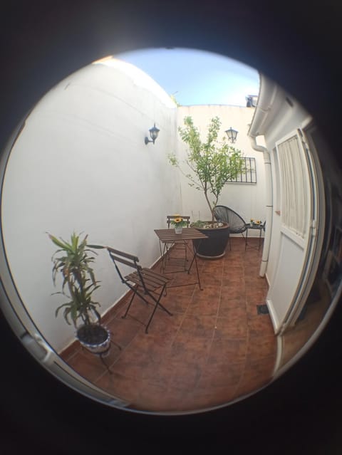 Patio, Day, View (from property/room), Balcony/Terrace, Living room, Seating area, Dining area