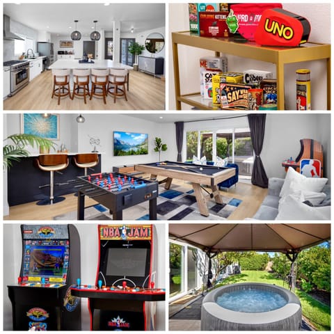 Billiard, Game Room, Garden, Hot Tub, TV and multimedia