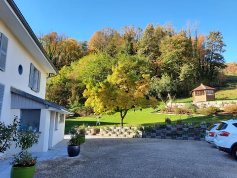 Property building, Spring, Day, Natural landscape, Garden, Garden view