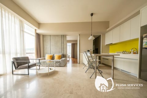 Kitchen or kitchenette, Living room