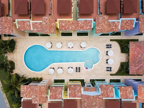 Bird's eye view, Summer, View (from property/room), Pool view, Swimming pool