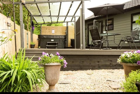 Property building, Patio, Garden, Garden view
