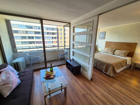 Bed, Balcony/Terrace, Living room, Photo of the whole room, Seating area, Bedroom