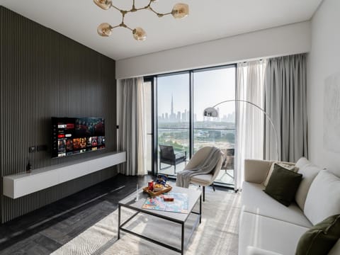 Living room, City view, City view