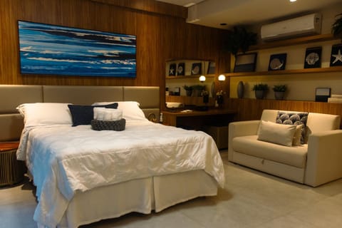 Bed, Bedroom, air conditioner
