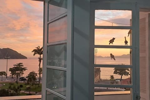 Natural landscape, View (from property/room), Balcony/Terrace, Sea view, Sunset