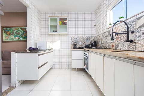 Communal kitchen, stove