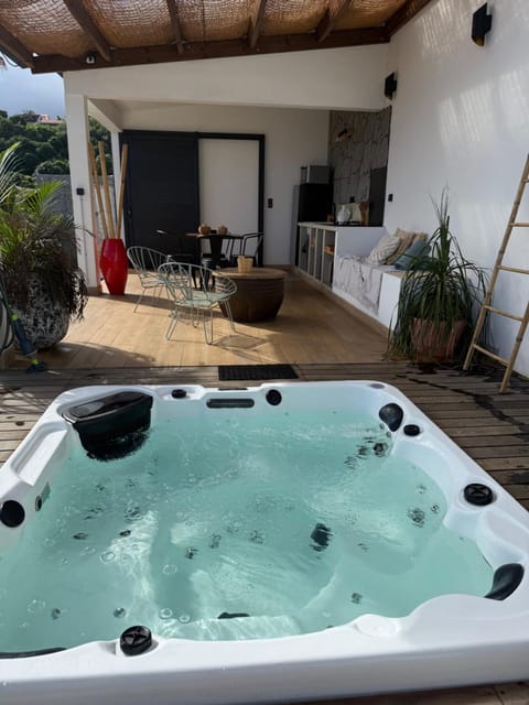 Patio, Natural landscape, Hot Tub, Pool view