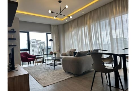 Living room, Seating area, Dining area