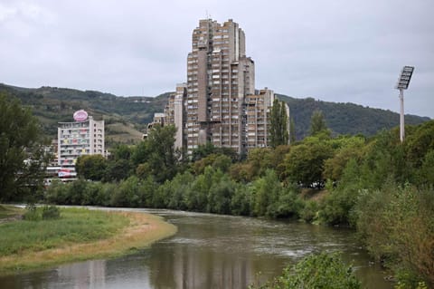 Property building, Nearby landmark, Mountain view
