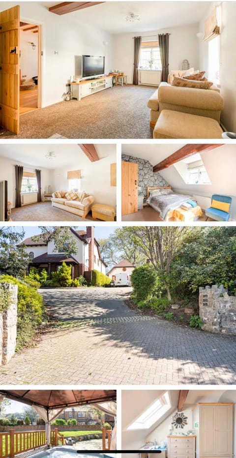 Woodlands Retreat, your own private lounge, bedroom, Bathroom and the use of a hot tub, we also live here Apartment in Prestatyn