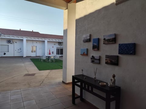 Property building, Patio, Day