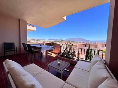 View (from property/room), Balcony/Terrace, Seating area, Dining area